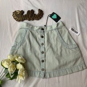 NWT Pacsun Kendall and Kylie Button Skirt